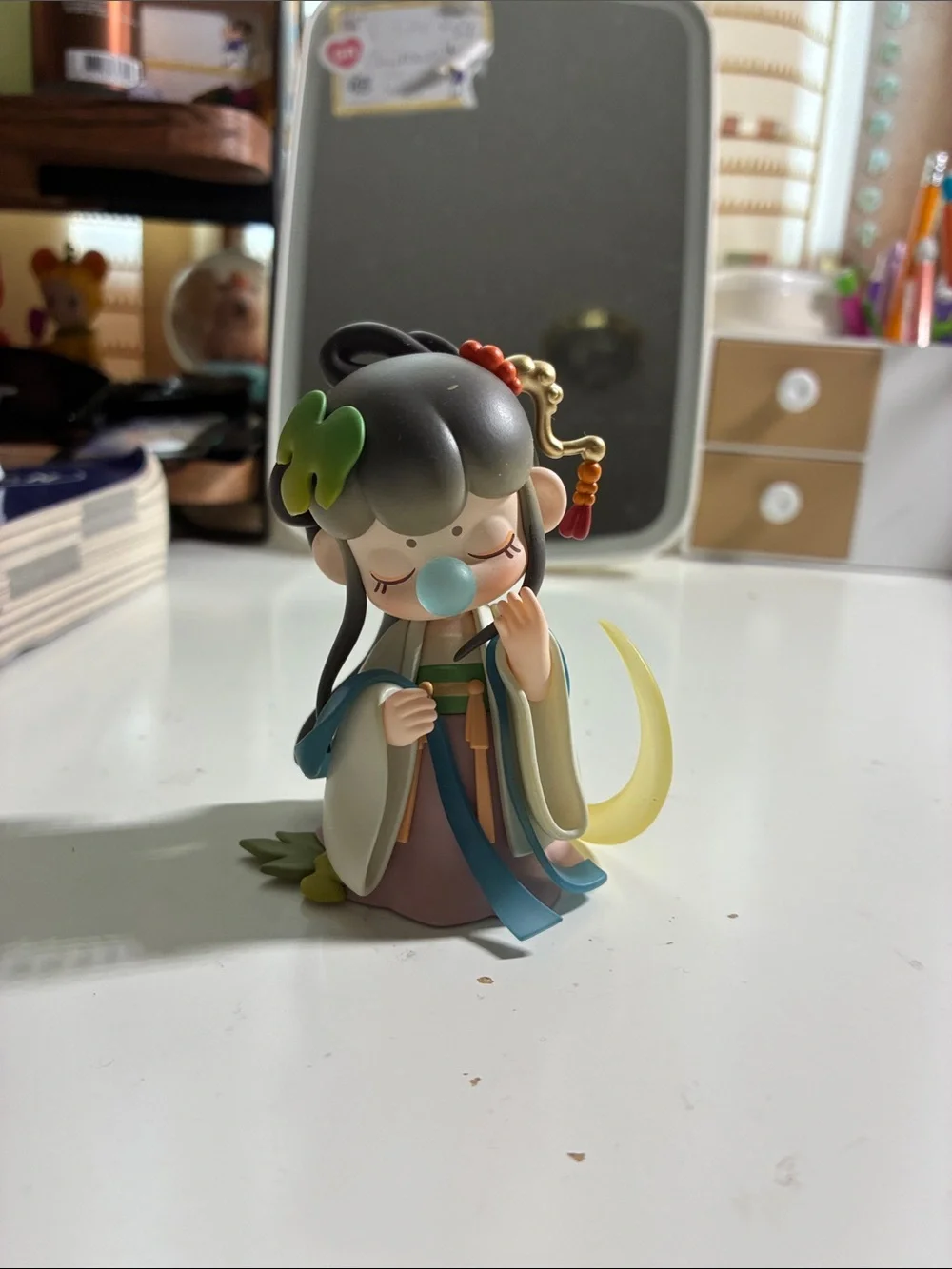 Kawaii Asian-Inspired Vinyl Figure with Bubble